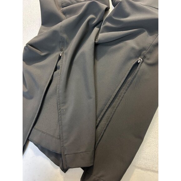 REI Womens Gray Outdoor Trail Pants Size 8 With Zippered Pockets & Adjustable Wa - Picture 4 of 6